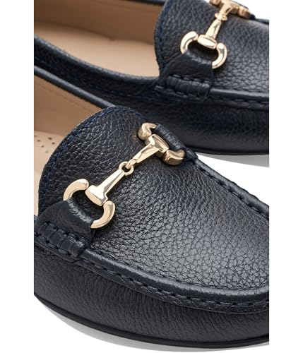 Image of Women's Genuine Leather Slip on Buckle Loafer