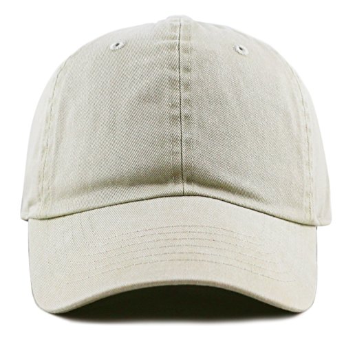 Image of The Hat Depot 100% Cotton Pigment Dyed Low Profile Dad Hat Six Panel Cap