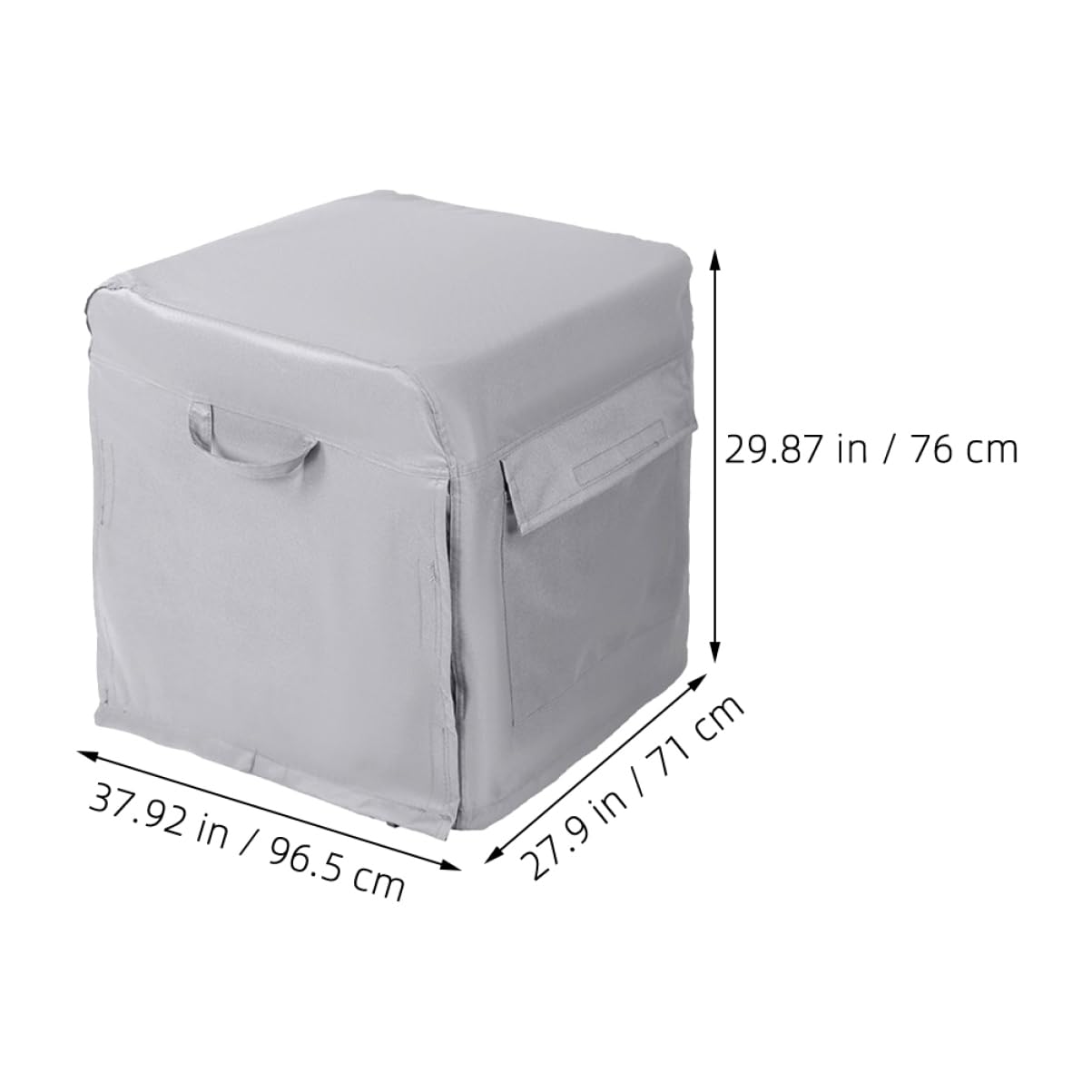 VANZACK 38''lx28''wx30''h Generator Protection Cover Portable Outdoor Waterproof Weatherproof Uv Windproof Easy Maintenance for Outdoor Use