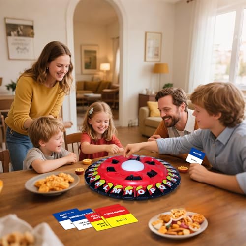 Juxtaposia Rasende Wörter Deutsch,Buchstaben Spiel für Familienabende, Partys und Spieleabende,Wortspiel für 2-8 Spieler ab 8 Jahren, mit kompaktem Design und variablen Schwierigkeitsstufen. – Bild 6