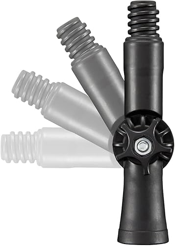 Adaptador de ángulo para poste de extensión roscado que se fija al plumero