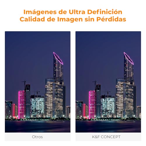 K&F CONCEPT Nano-Xcel Filtro Natural Night, 55mm Filtro Anti-Contaminación Lumínica para Fotografía Nocturna Astrofotografía con 28 Capas Nano Revestimiento - imagen 5