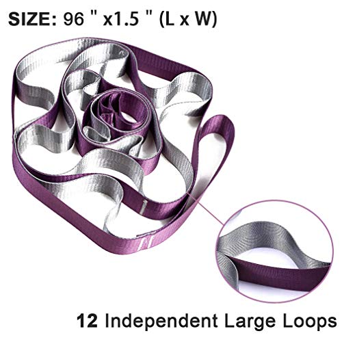image for BIPASION Yoga Blocks 2 Pack with Strap, High-Density Yoga Blocks for W