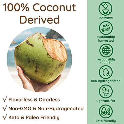 Simply As-Is | Organic Mct Oil C8 & C10 Unflavored 100% From Non-Gmo Coconuts Perfect For Morning Coffee Quick Clean Energy 40 Fl Oz #TOP4