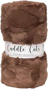 Minky Luxe Hide Truffle Cuddle Cuts 1 2-Yard Cut Shannon Fabrics