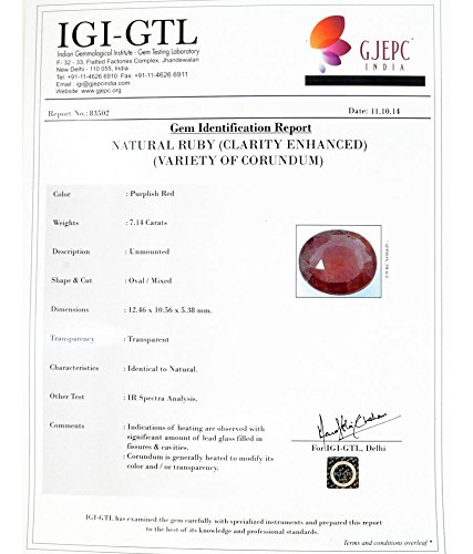 Gemological Institute Igi Gtl Certification Natural Mozambique