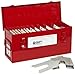Stainless Steel Slotted Shim Mini Assortment, Size C, 4" x 4" (Pack of 130)