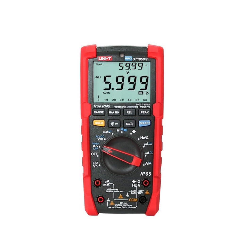 UNI-T UT195 Series UT195DS Handheld Industrial Digital multimeters IP65 and 2m Drop Proof