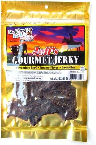 Black Pepper & Sea Salt Beef Jerky- 3 pack
