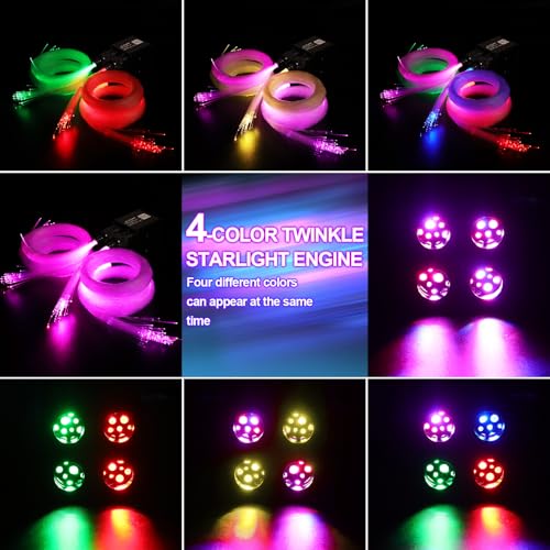 Fibra óptica de 800 luces para solucionar techos aburridos y crear ambientes modernos 2