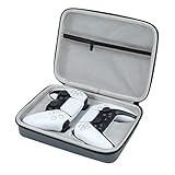 armazenamento com controle jogo duplo para PS5/PS-4, estojo transporte impermeável para Gamepad com ranhura integrada para controle PS5 e pequenos acessórios