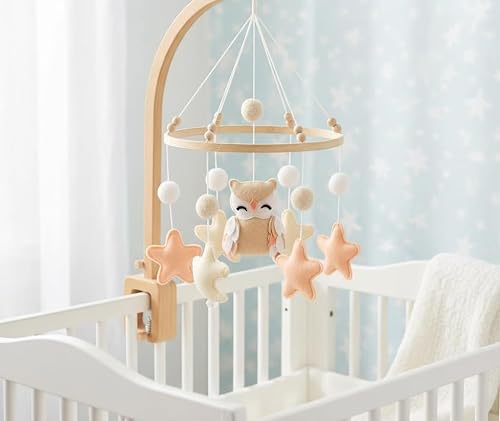Musical crib mobile
