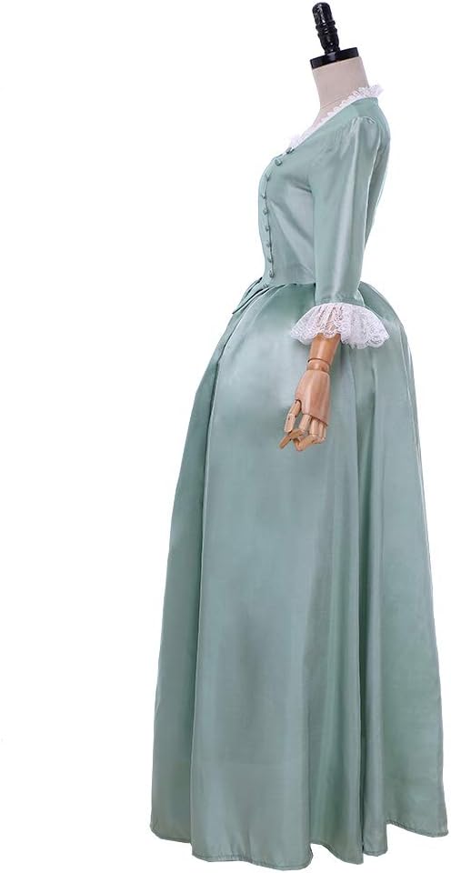 1791's lady Women's Elizabethan Dress Marie Antoinette Musical Hamilton Costume Vintage Dress