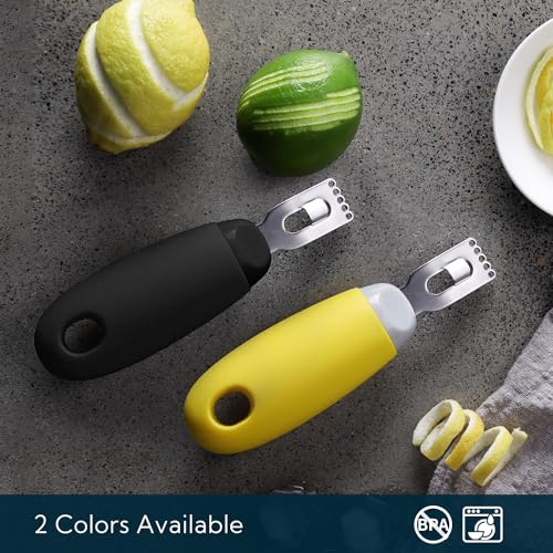 image for KITCHENDAO Citrus Lemon Peeler Zester Tool to Save Effort, Ultra Sharp