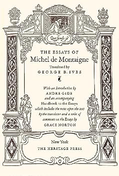 Hardcover Essays of Montaigne VOLUME ONE Book