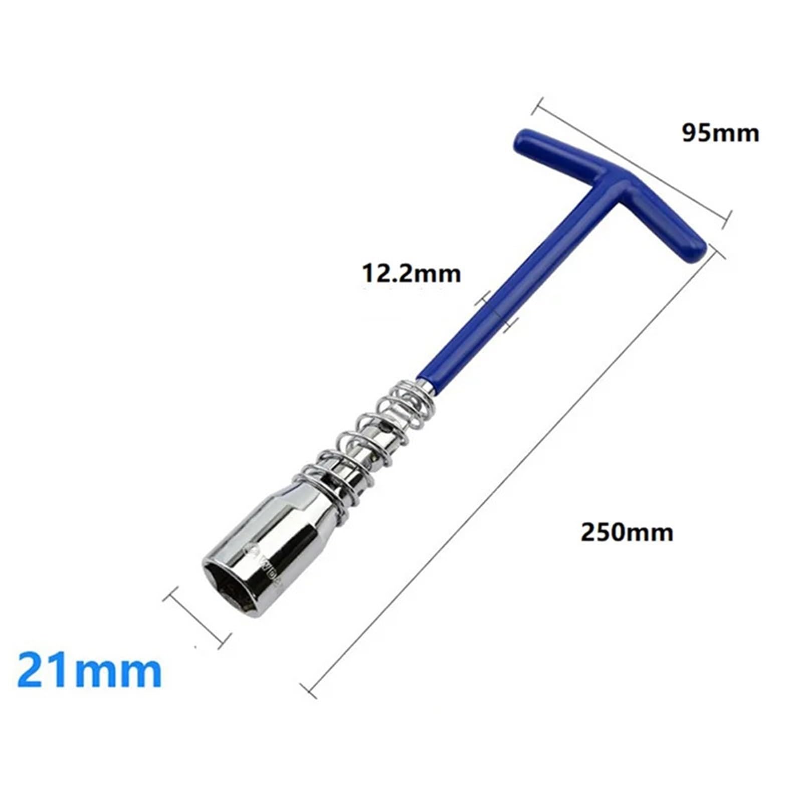 Llave De BujíA En T Herramienta de extracción bujías Coche, Barra en T, Llave Flexible, Vaso for, Junta Universal