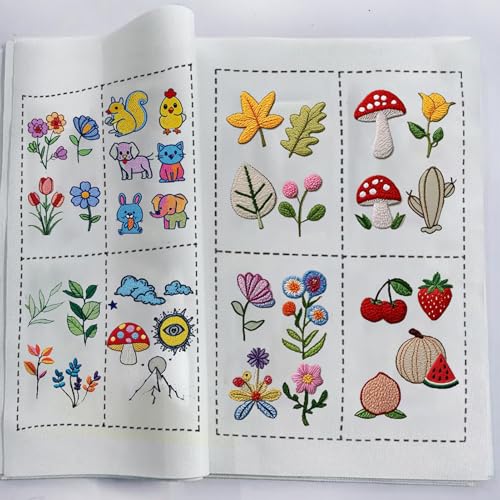 Kit de libro de bordado reutilizable: el regalo ideal de manualidades 7