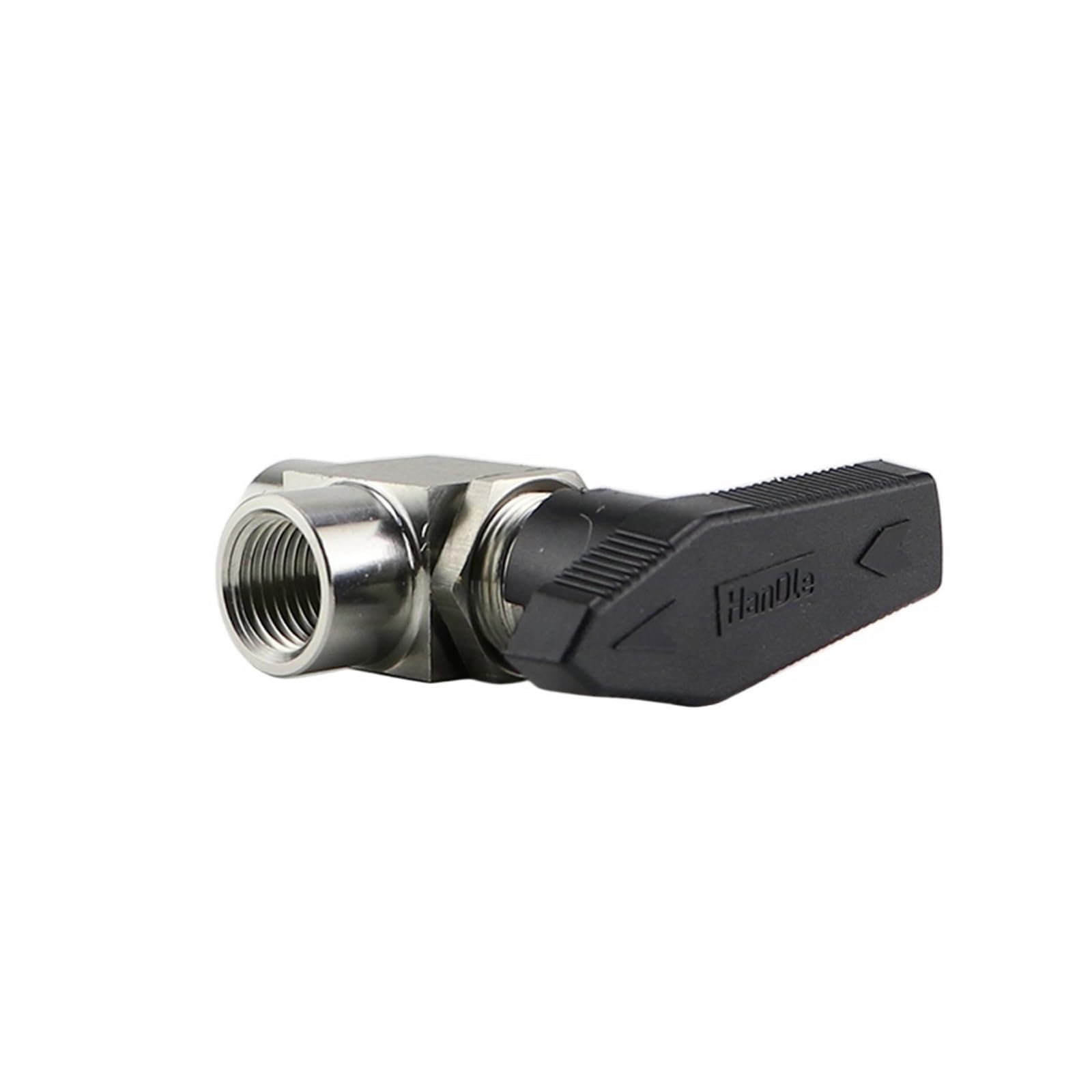 Vanne à Bille d'arrêt Femelle 1/8 "1/4" 3/8 "1/2" BSP NPT, coude à 90 degrés, Panneau en Acier Inoxydable 304 for Eau, gaz, mazout et Propane