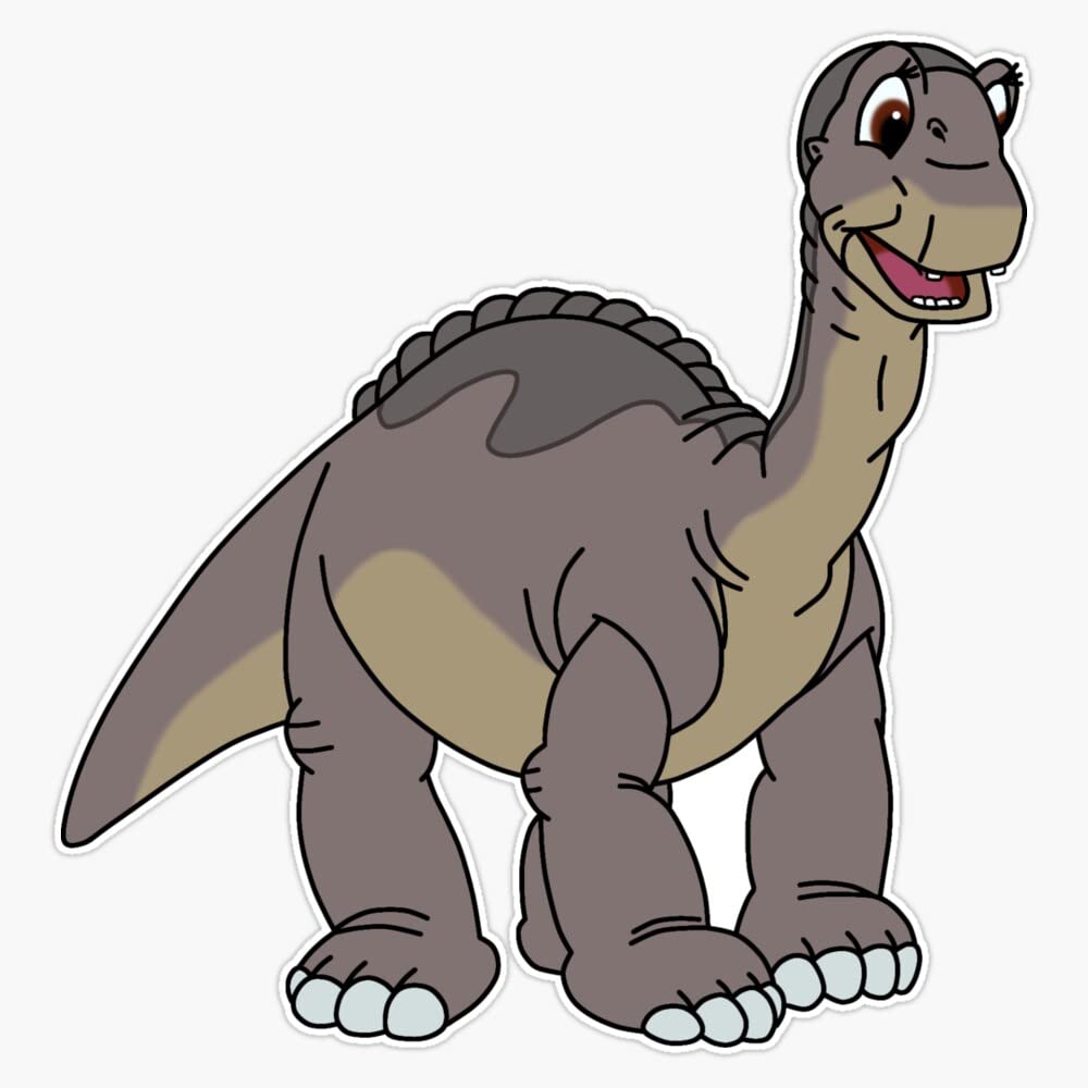 Littlefoot Sticker Decal Size 5"