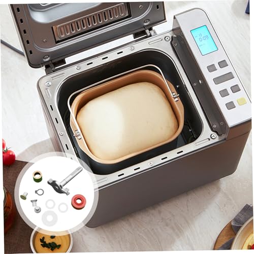 Hbbgdiy Heavy Duty Bread Machine Repair Kit with Mixing Shaft Snap Rings, Replacement Parts for Bread Maker Accessories, Home Kitchen Breadmaker Maintenance