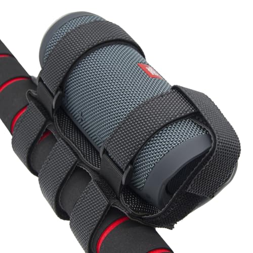 Portable Bike Golf-Cart Speaker Mount - Adjustable Strap...