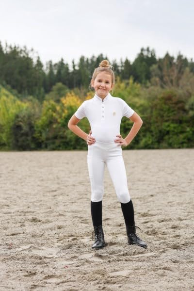 Covalliero Pantaloni da equitazione ClassicStar bianco torneo bambini e ragazzi