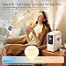 LEVOIT Humidifiers for Bedroom Home, Smart Warm and Cool Mist Air Humidifier for Large Room, Auto Customized Humidity, Fast Symptom Relief, Easy Top Fill, Essential Oil, Quiet, OasisMist4.5L, White