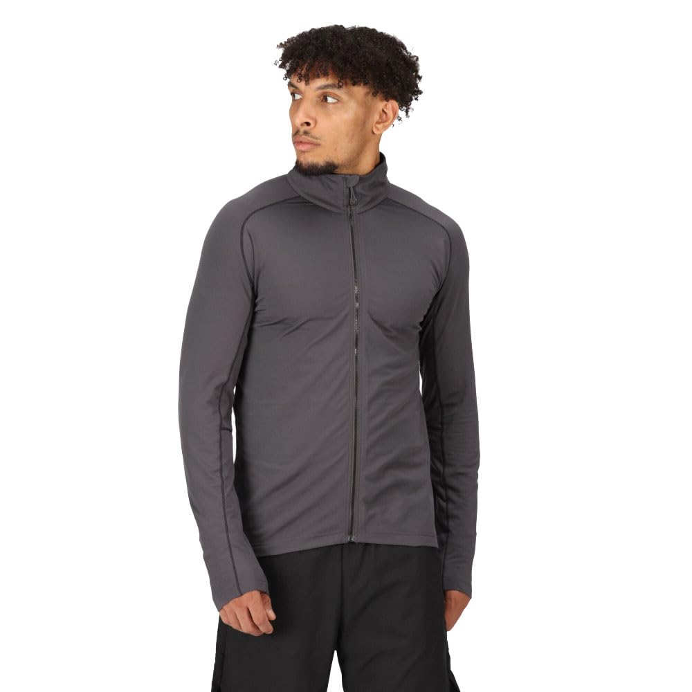 Regatta Professional Men's Stretch Full-Zip Midlayer Seal Grey