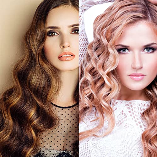 Blugy Practical Hair Curler Temperature Curler Wireless Auto Rotat Ceramic Hair Curler Usb Rechargeable Portable Auto Curler Led Display #TOP4