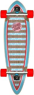Santa Cruz Decoder Wave Pintail Cruiser Skateboard - 9.2in 9-Ply Deck, Slimeballs Wheels, Decoder Lens Graphic
