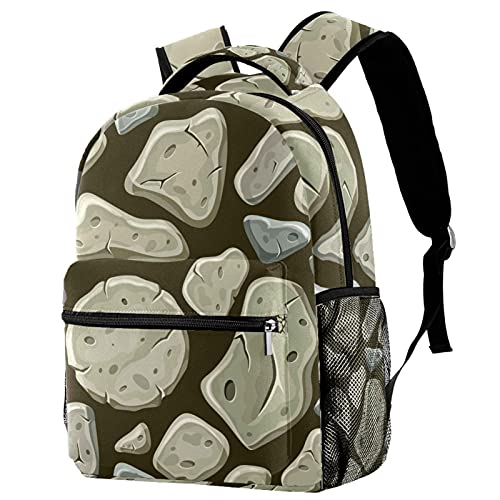 Sac à dos de voyage mixte gris vieilli idéal pour le campus
