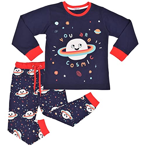 Pyjamas marine bleu A2Z 4 Kids ensemble top et shorts assortis pour enfants 5 à 13 ans