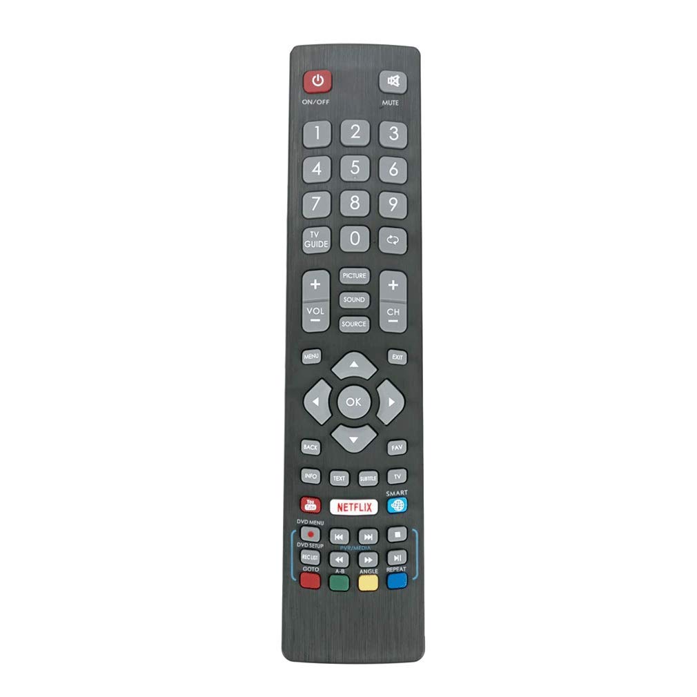 VINABTY BLFRMC0008 BLF/RMC/0008 Remote Control Replacement for Blaupunkt Full HD LED 3D Freeview Smart TV with NETFLIX YouTube Buttons