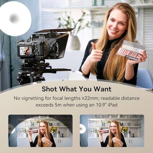 Image of SMALLRIG Teleprompter for iPad Tablet up to 11 inch, NOT for Smartphone