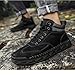 XDFVC Mens Casual Handmade Leather Shoes Ankle Chukka Boots Wide Toe Box Non-Slip Waterproof Mid top Walking Driving Shoes Arch Support Lightweight Breathable Outdoor Trekking Hiking Booties Fashion