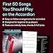First 50 Songs You Should Play on the Accordion | Easy Arrangements for Beginners and Intermediate Players | Includes Folk Songs, Show Tunes, and Popular Standards
