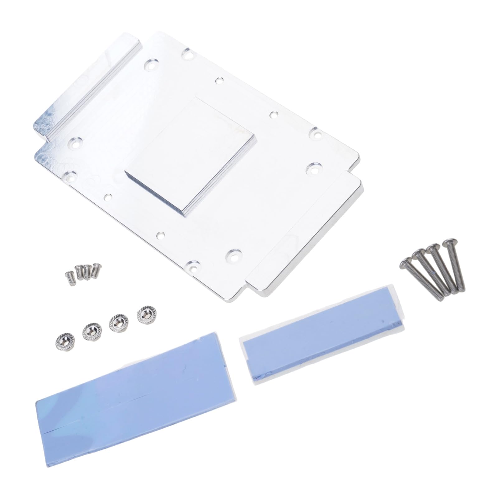 Piastra di raffreddamento in alluminio GPU per piastra di raffreddamento per V100 SXM2 Dissipazione di calore Accessorio in alluminio Frigorifero Piastra di raffreddamento