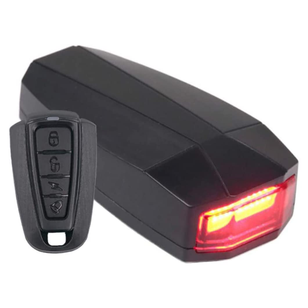 Luz trasera para bicicleta, recargable por USB, impermeable, luz trasera de advertencia