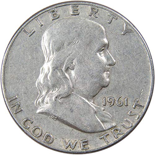 1961 D Franklin Half Dollar AG About Good 90% Silver 50c US Coin...
