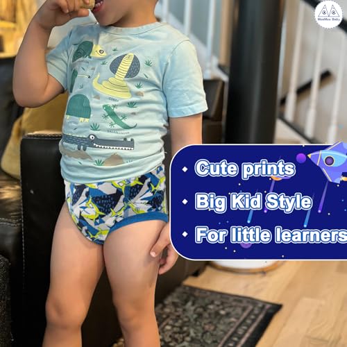 MOEMOE BABY Töpfchen Trainingshose 4 Stück Baby Waschbare Töpfchentraining Unterhose Kinder Unterwäsche für Jungen 2 Jahre