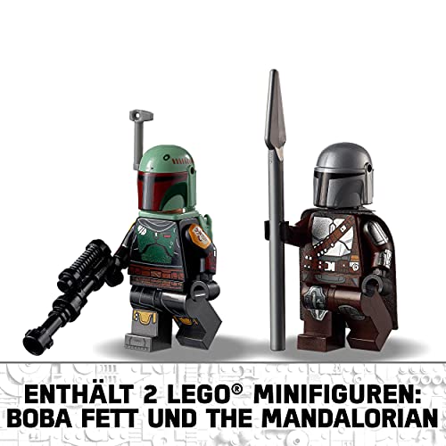LEGO 75312 Star Wars Boba Fetts Starship™, Bauset für Kinder ab 9 Jahren, Mandalorian-Modell mit 2 Minifiguren – Bild 6