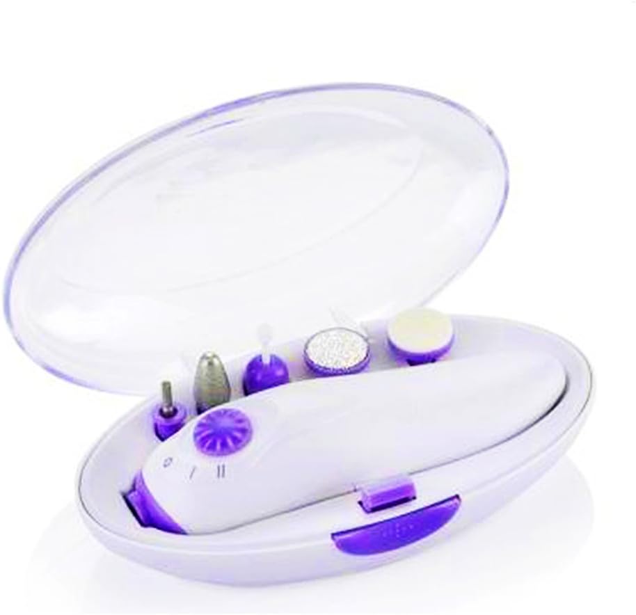 Keeping Nail Health Electronic Bi-Rotation Manicure and Pedicure Set (Color Random)