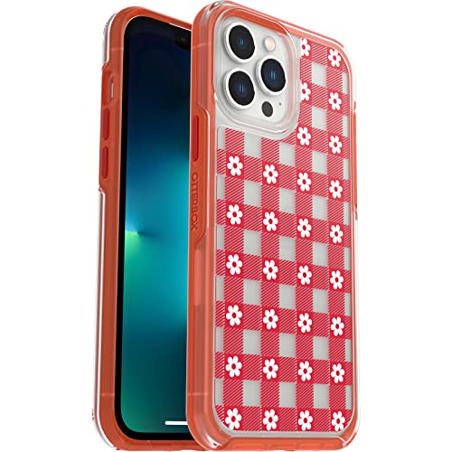 Coque antichoc iPhone 13 Pro Max OtterBox Symmetry fine anti-chute motif floral marguerite