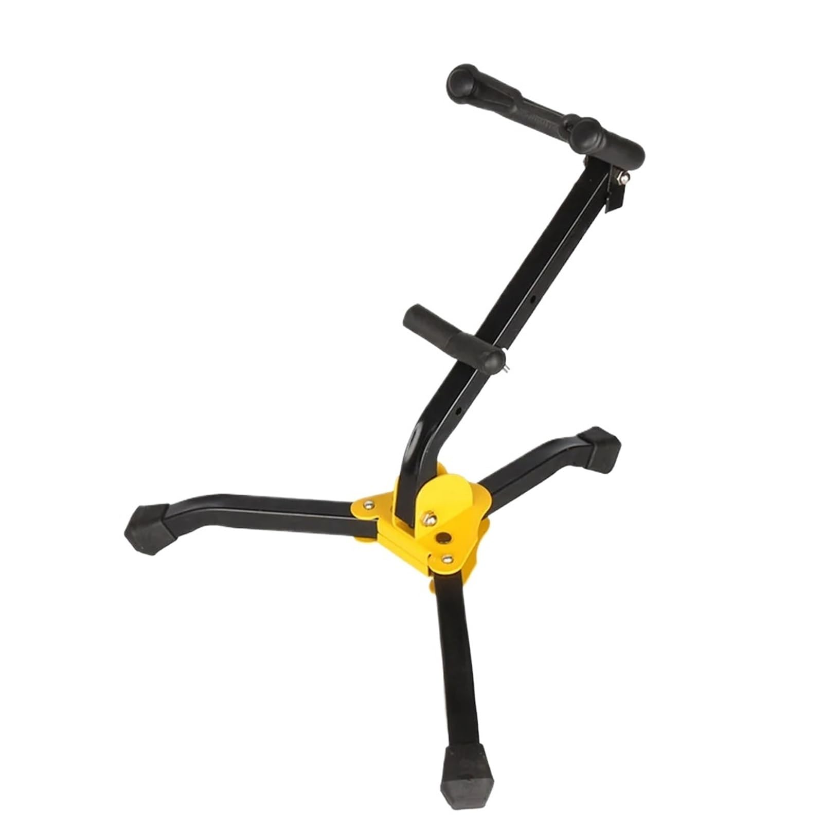 Soporte de trípode de Metal plegable soporte de suelo portátil for instrumentos de viento de saxofón Alto conjunto