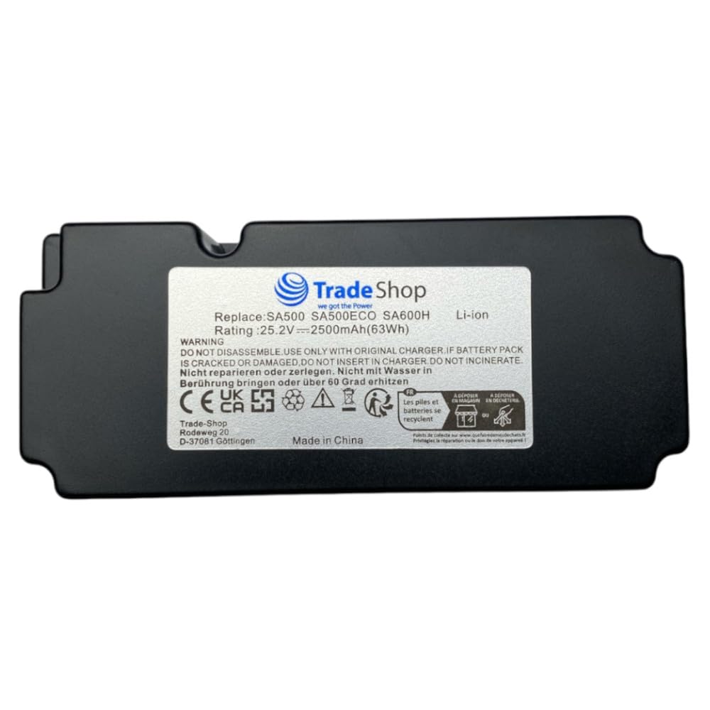 Vhbw Akku 3000mAh Für Garden Feelings R800Easy Mähroboter - Li-Ion 25,2V