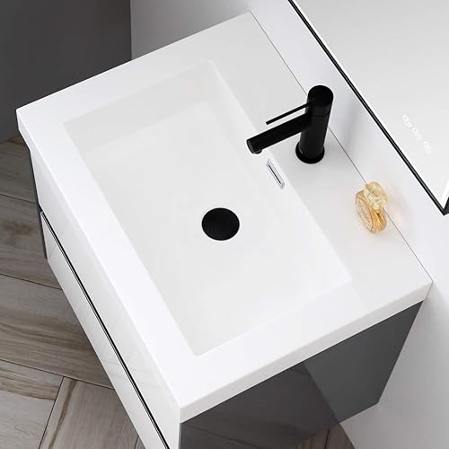 Miniatura 6 de Courtnie 019 36 01 A MT12 - Juego de tocador de baño ergonómico impermeable 358in acrílico