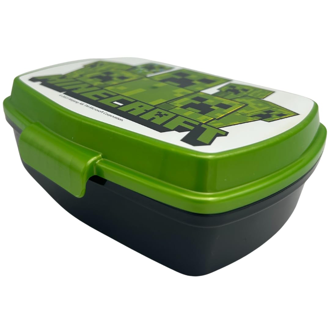 Minecraft Lunchbox Porte-Goûter Scolaire Enfants 18x5x13 cm