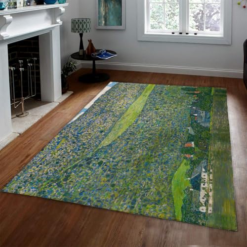 Tapis Gustav Klimt grand format 180x270cm antidérapant et doux - 2