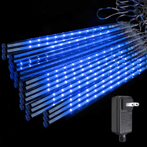 ZPQBEYE Christmas Lights Outdoor, Snow Falling Rain Cascading Icicle Lights - image 6