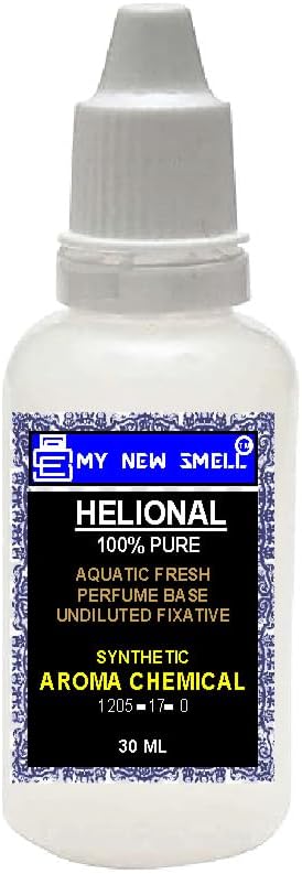 My New Smell HELIONAL Pure Fresh Watery Green Ozone Liquid Perfume Fixative Booster Base Diffusive For Unisex, 30ml